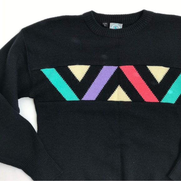 Mountain Goat Skiwear Vintage Wool Sweater by White Stag M - Picture 4 of 9